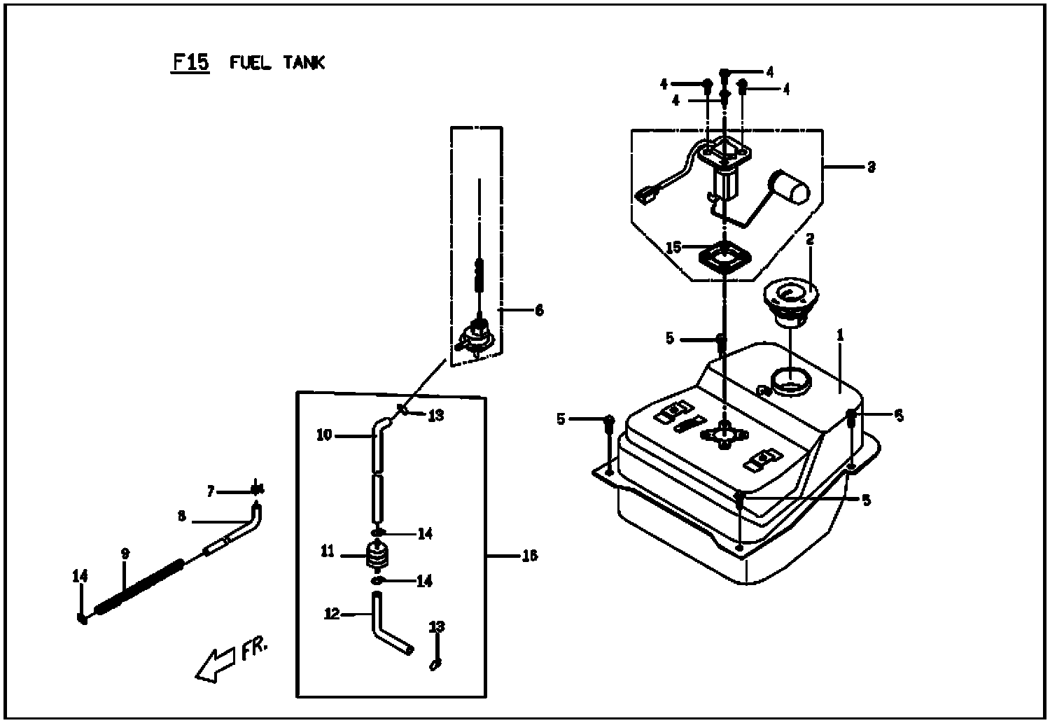 Rattler 110 Fuel Tank